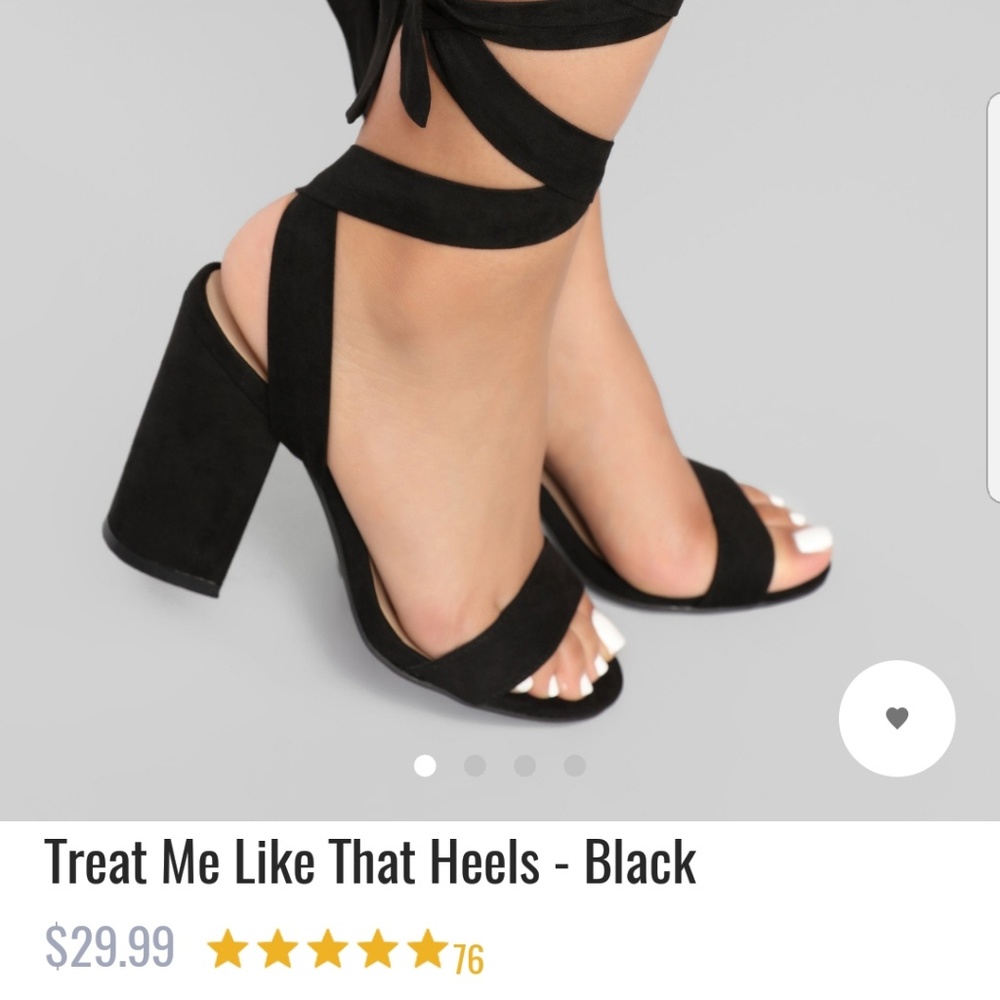 Tie up heels